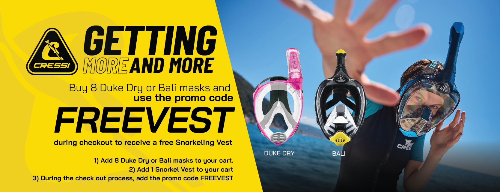 GETTING MORE SNORKEL VEST