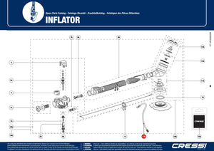 Standard Inflation Hose with OR (69cm - 27.16'')