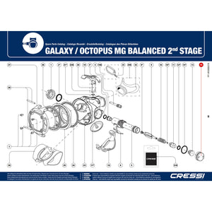 Side Cap for Galaxy-Octopus MG Balanced-Ellipse Black