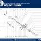 Spring Guide Plate for 1st stage regulator