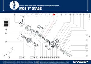 HP Seat Spring for 1st stage regulators