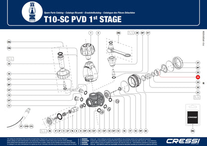 Setting Screw for First Stage Regulator