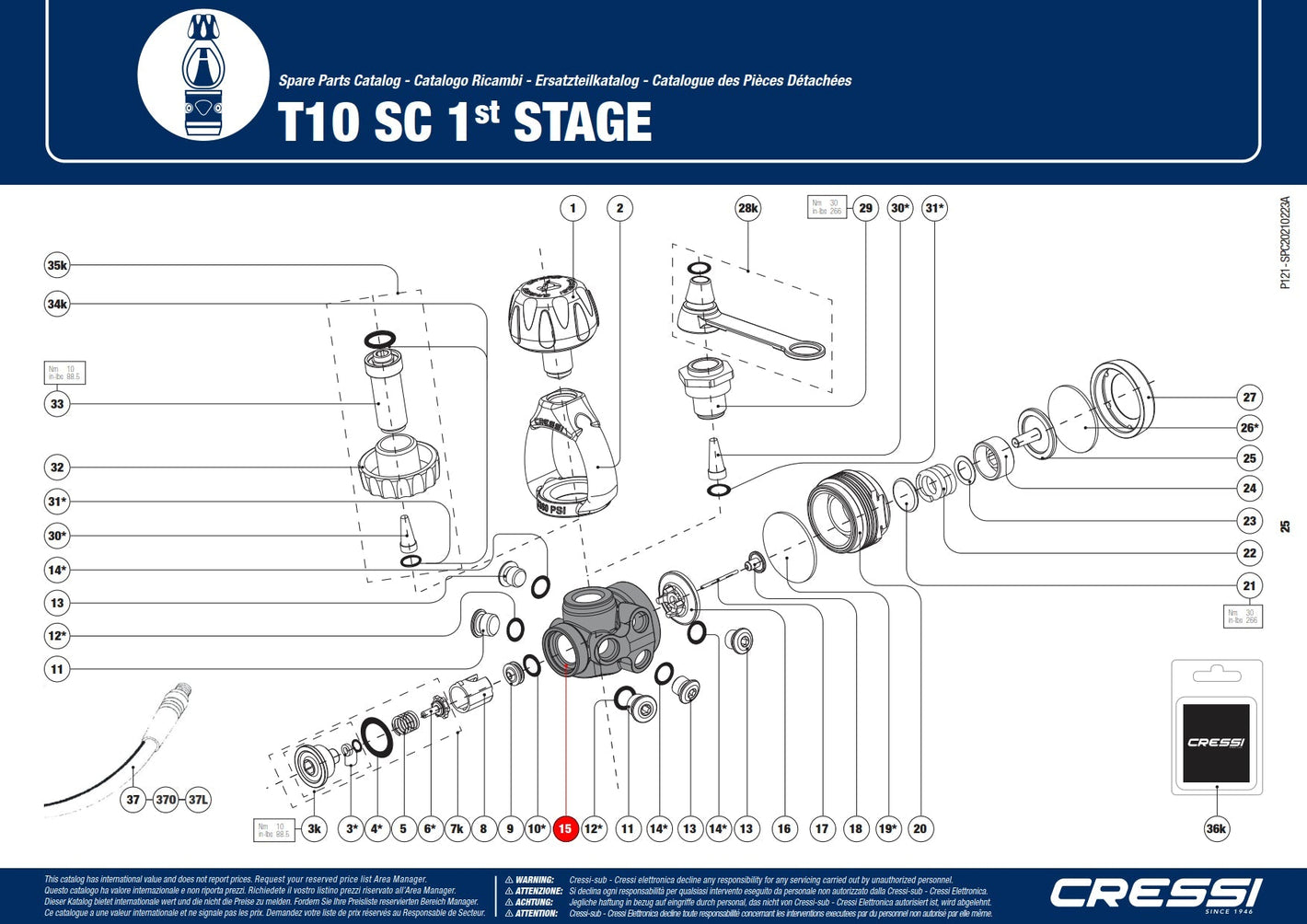 Body for T10 / T10-SC