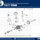 Spring Guide Plate for 1st stage regulator