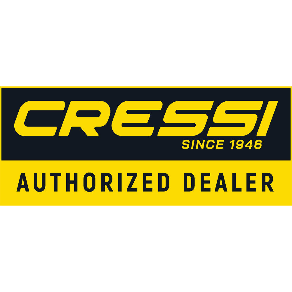 Cressi Rectangle Authorized Dealer Sticker