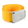 Nylon Weight Belt w/ Metal Buckle - Yellow